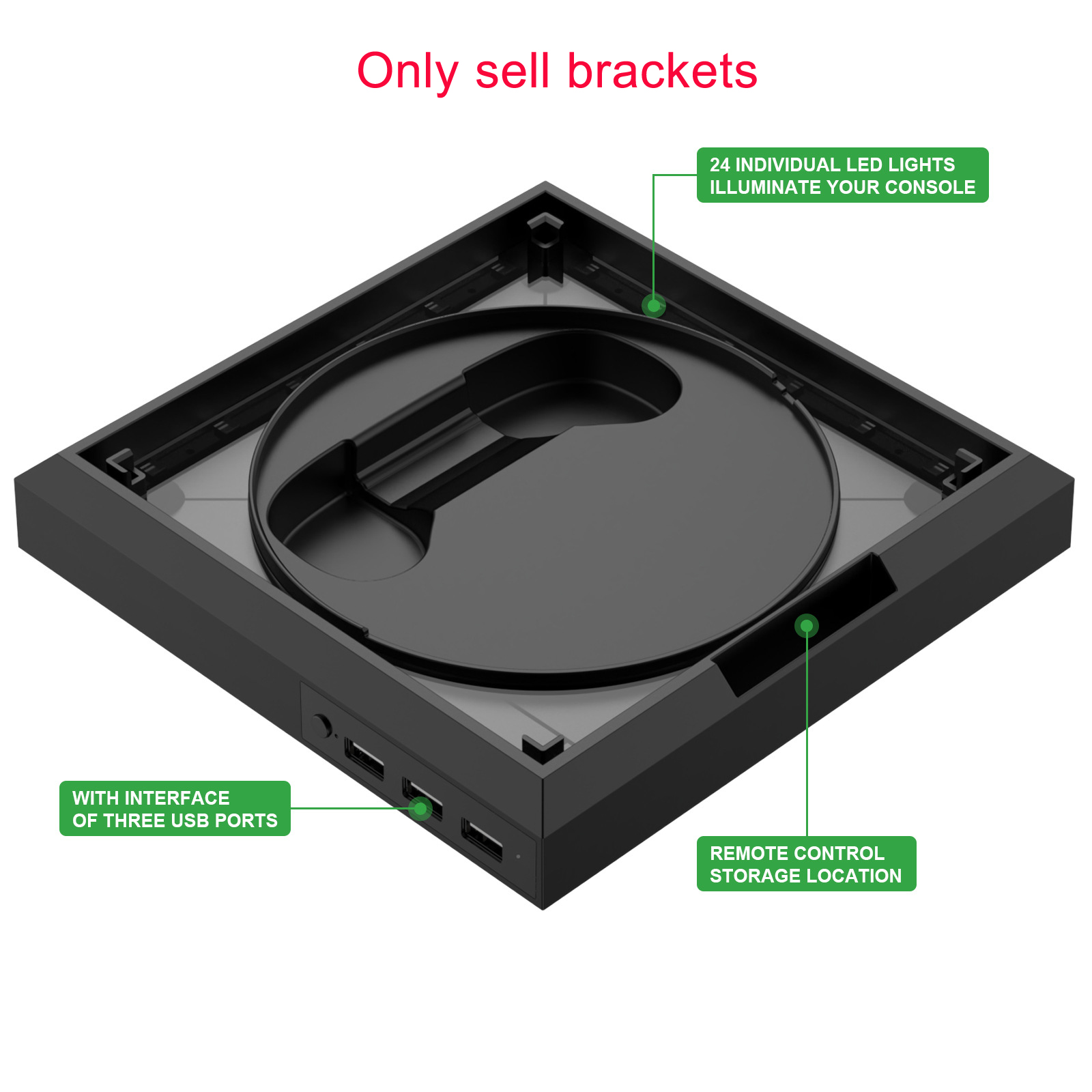 Microsoft Console Xbox Series S - Base For Xbox Series X/S Adjustable