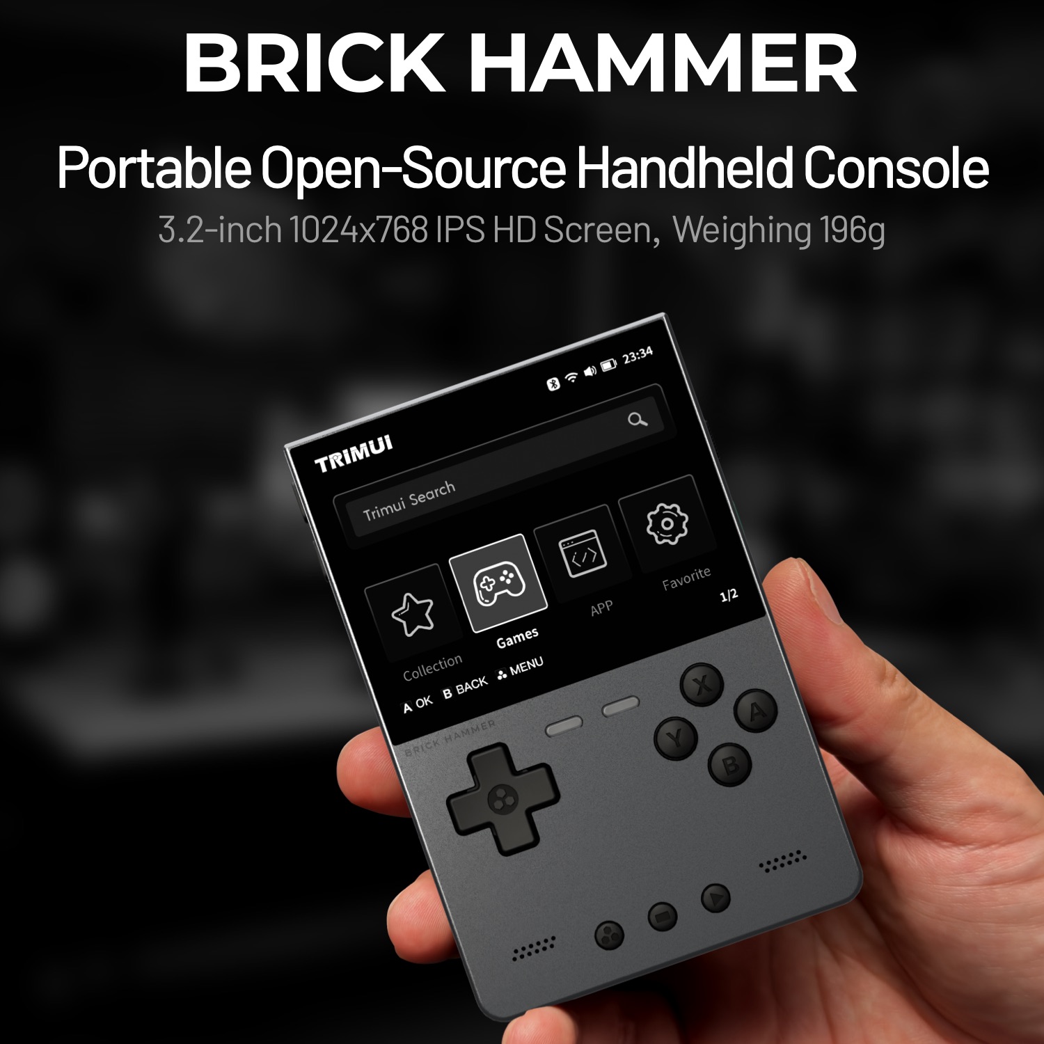TRIMUI BRICK HAMMER Retro Hand - Gaming Console Car review and price