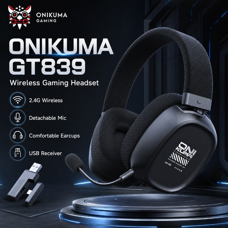 ONIKUMA GT839 Gaming Headset W - Gaming Console Apple review and price