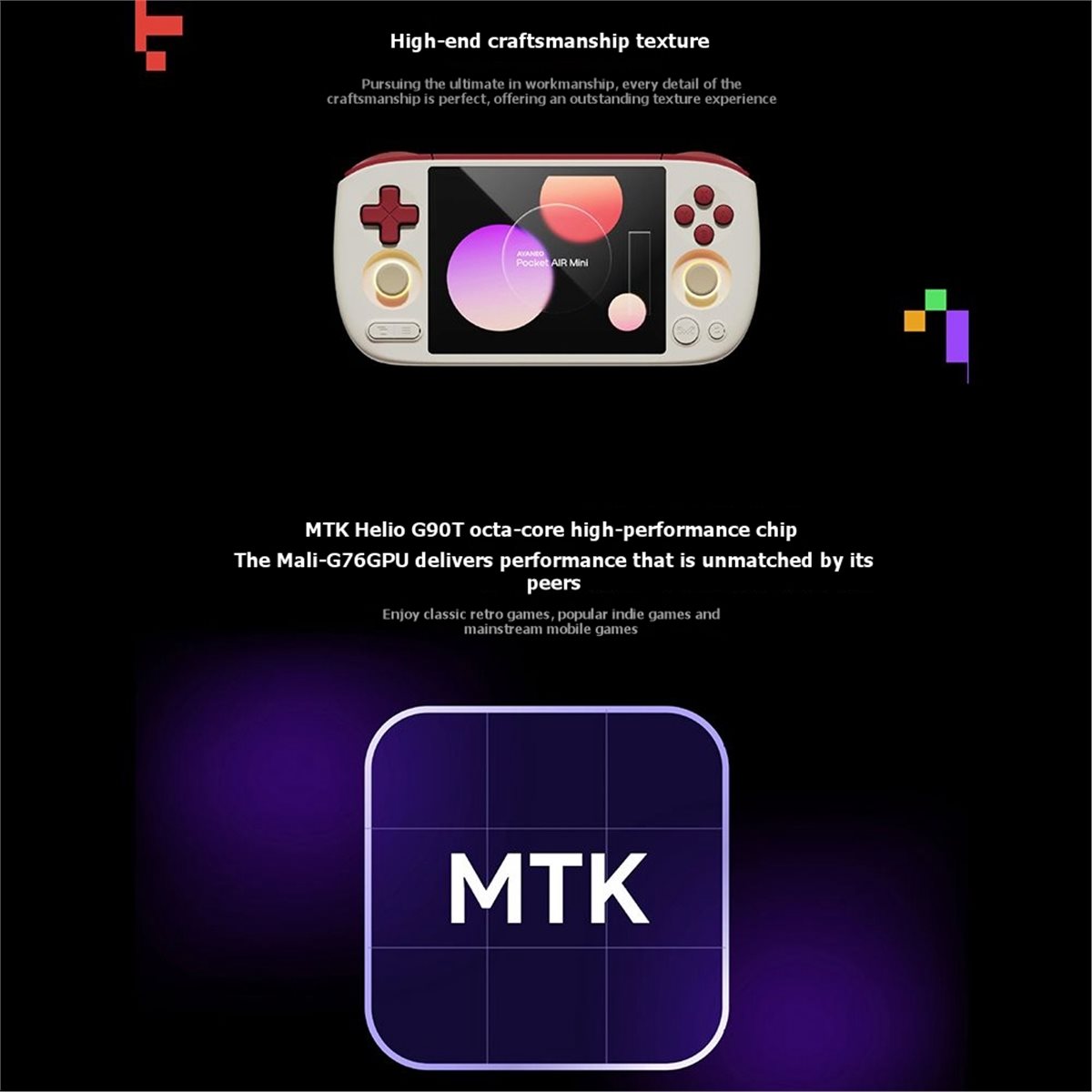■★New Arrival Fashion  AIR Min - Gaming Console Handheld Retro review and price