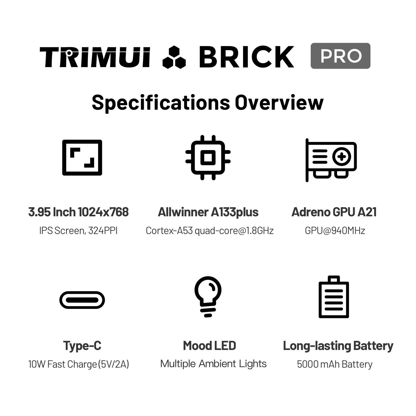 TRIMUI Brick Pro TG4040 Retro  - Gaming Console Handheld Retro review and price