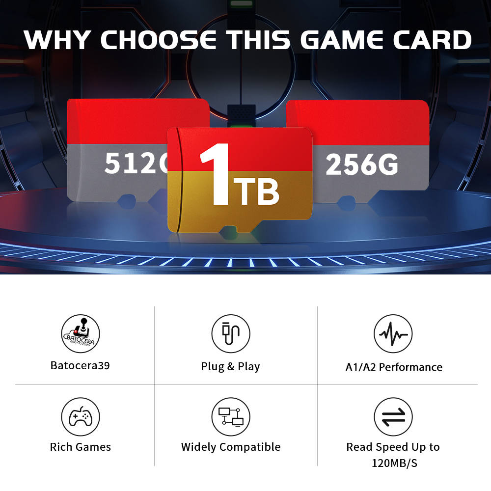 1TB Latest Batocera 39 OS TF G - Console Gaming Steam review and price