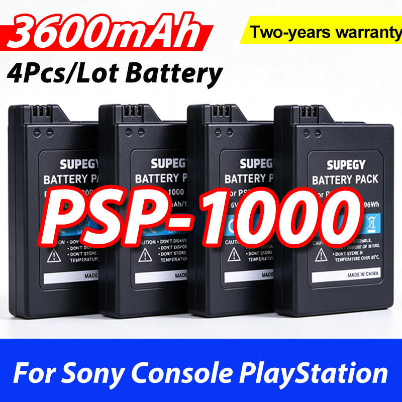 4Pcs/Lot 3.6V 3600mAh PSP-1000 - Gaming Console New review and price